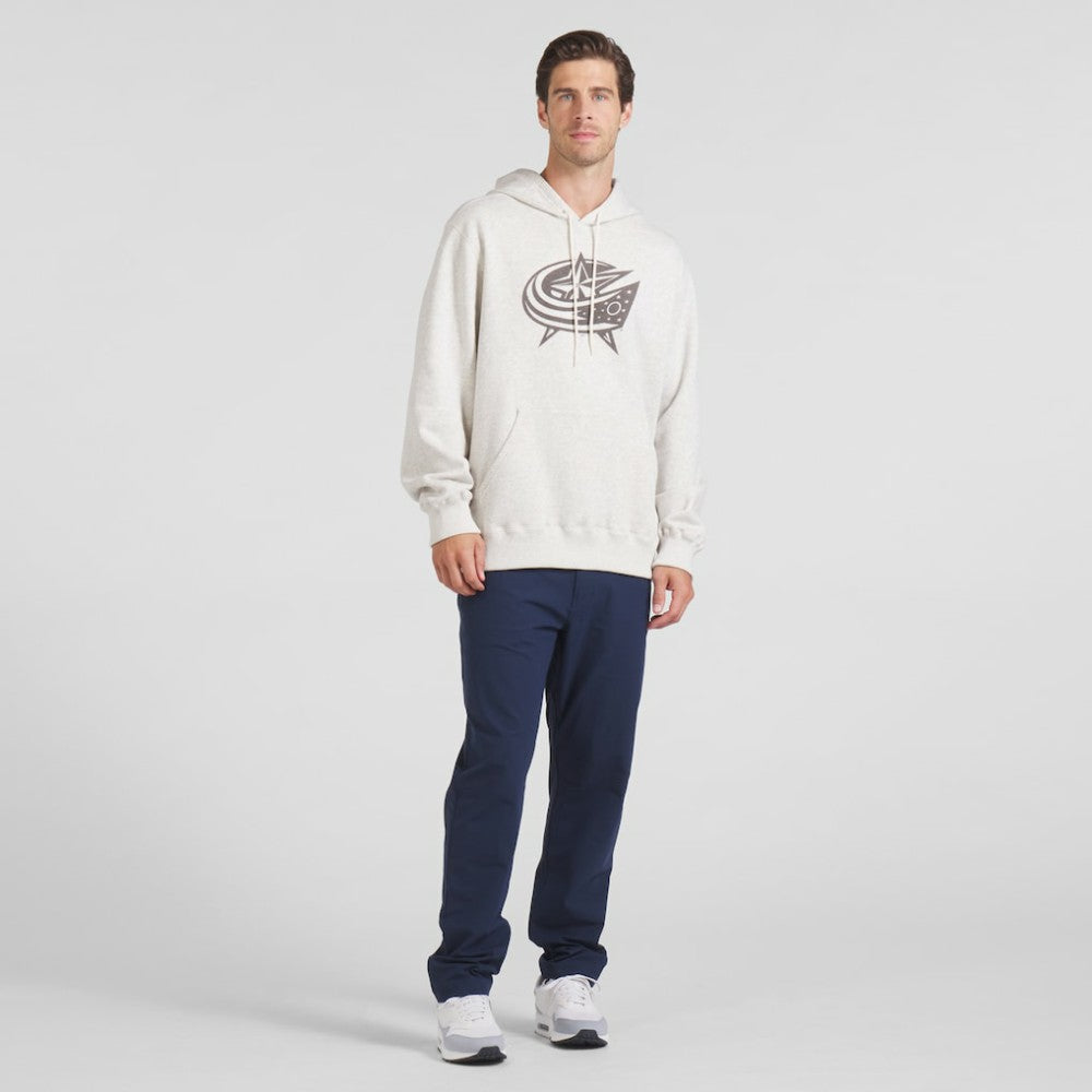 Columbus Blue Jackets Fanatics Made in Canada Pullover Hoodie - Cream - NHL