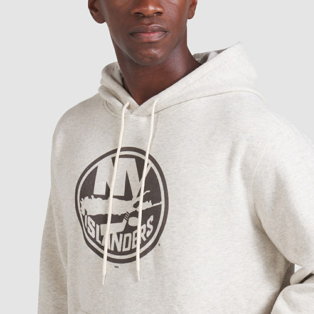New York Islanders Fanatics Made in Canada Pullover Hoodie - Cream - NHL