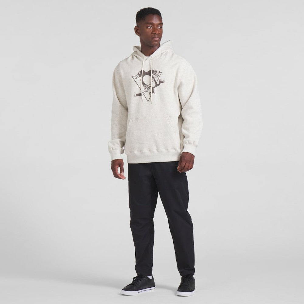 Pittsburgh Penguins Fanatics Made in Canada Pullover Hoodie - Cream - NHL