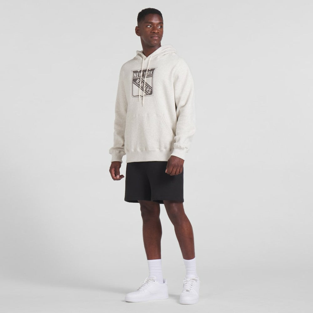 New York Rangers Fanatics Made in Canada Pullover Hoodie - Cream - NHL