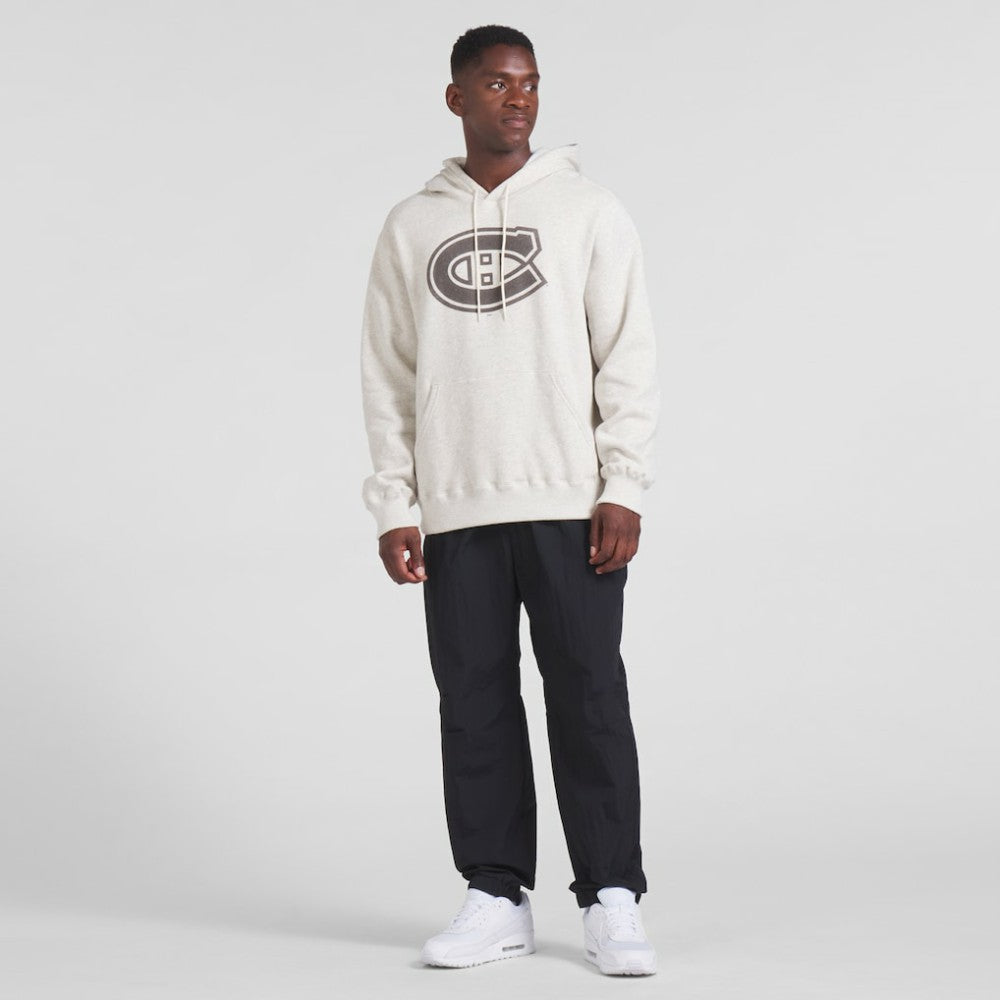 Montreal Canadiens Fanatics Made in Canada Pullover Hoodie - Cream - NHL