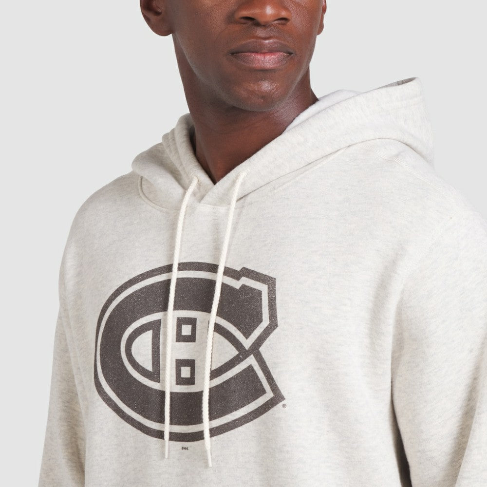Montreal Canadiens Fanatics Made in Canada Pullover Hoodie - Cream - NHL