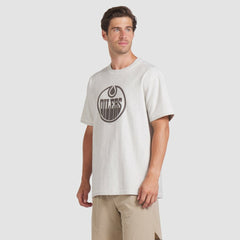 Edmonton Oilers Fanatics Made in Canada T-Shirt - Cream - NHL