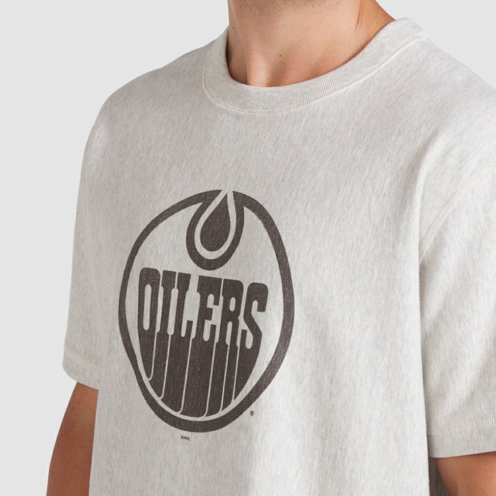 Edmonton Oilers Fanatics Made in Canada T-Shirt - Cream - NHL