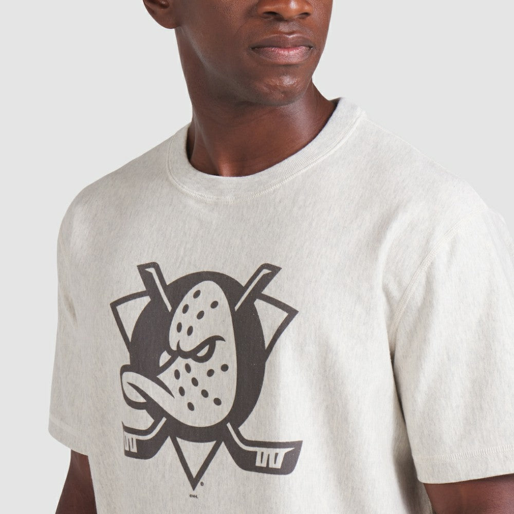 Anaheim Ducks Fanatics Made in Canada T-Shirt - Cream - NHL