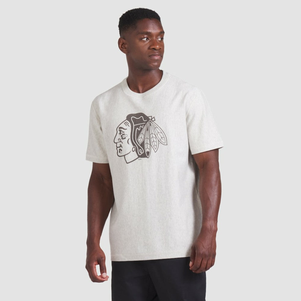 Chicago Blackhawks Fanatics Made in Canada T-Shirt - Cream - NHL