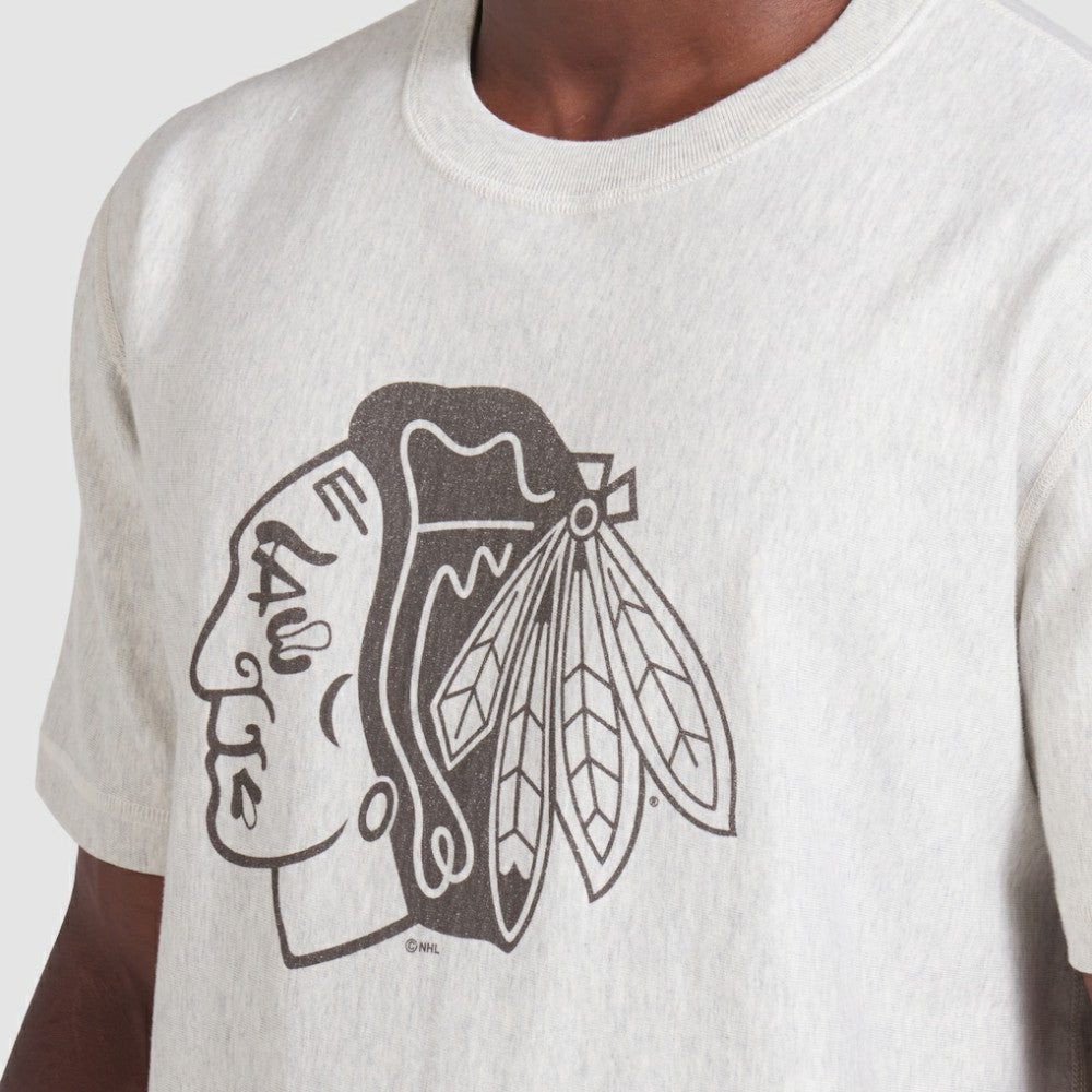 Chicago Blackhawks Fanatics Made in Canada T-Shirt - Cream - NHL