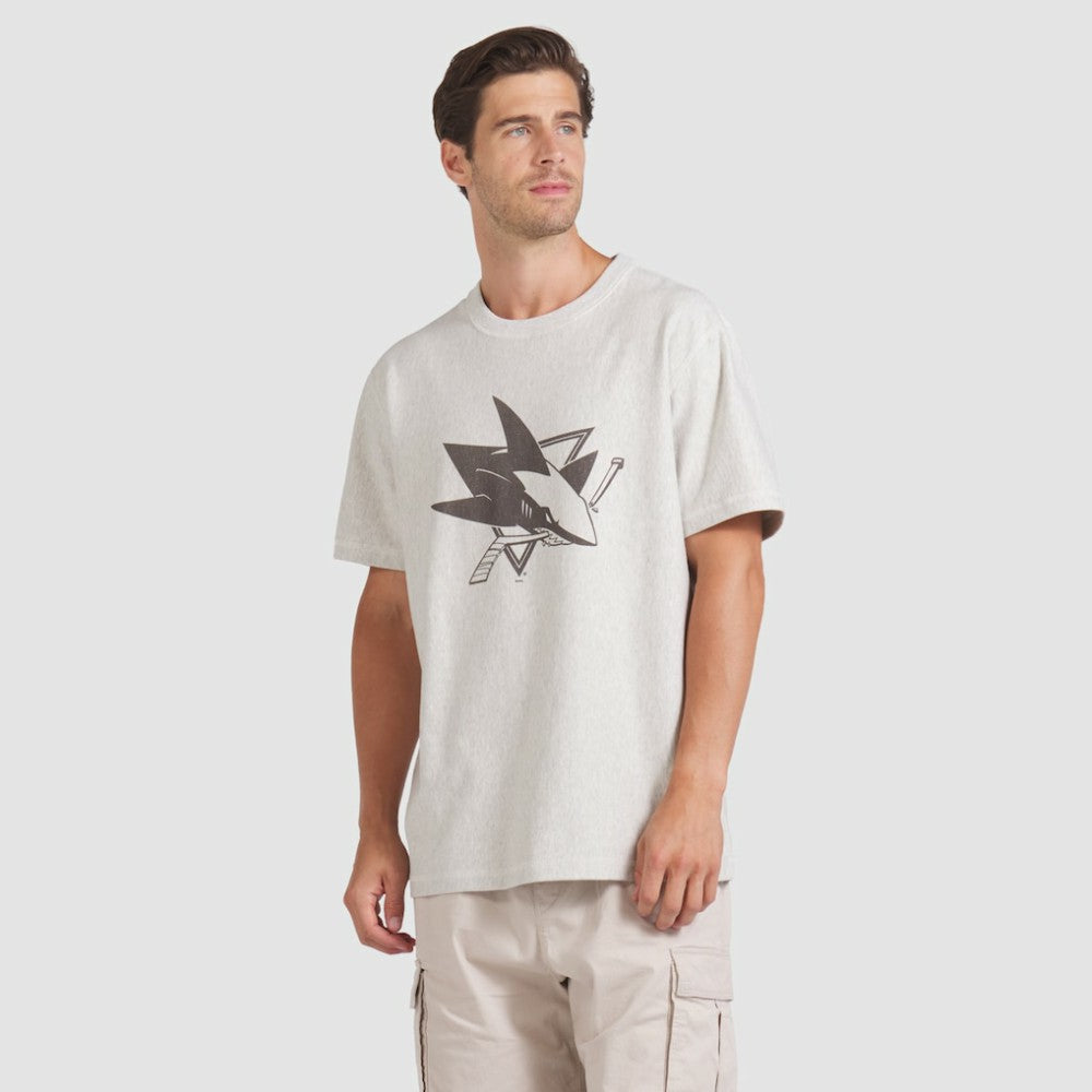 San Jose Sharks Fanatics Made in Canada T-Shirt - Cream - NHL