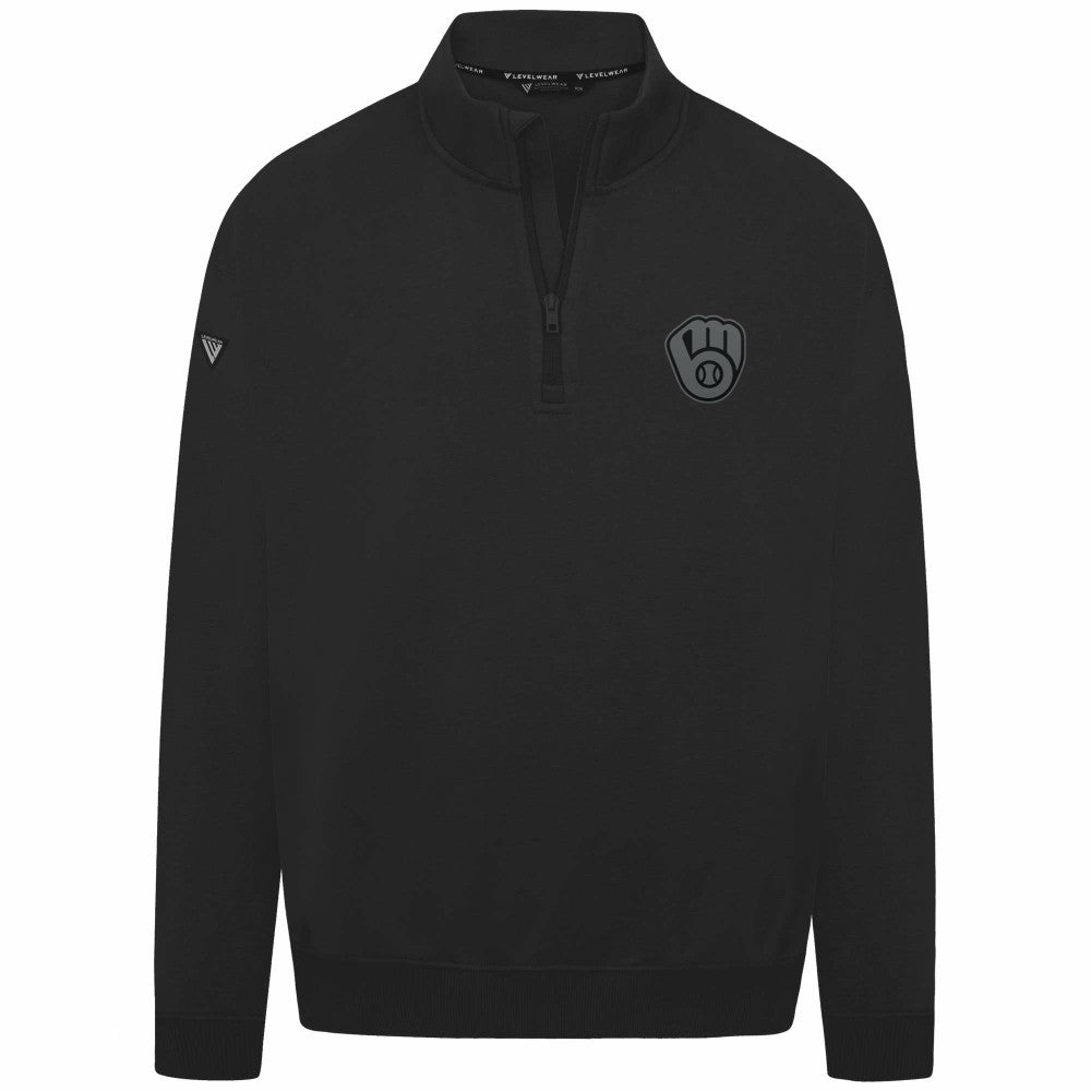 Milwaukee Brewers Levelwear Murray Nightfall Quarter-Zip Top - MLB