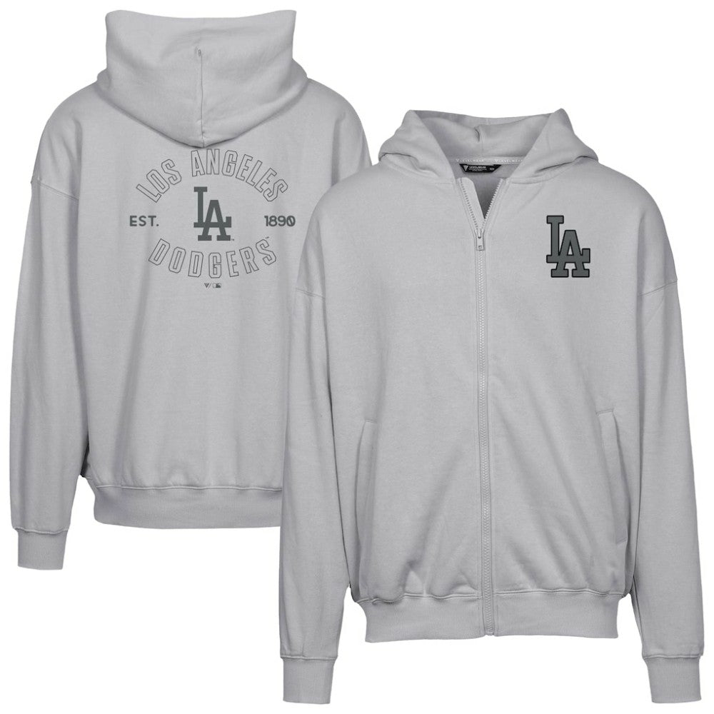 Los Angeles Dodgers Levelwear Uphill Abyssal Full-Zip Hoodie - MLB