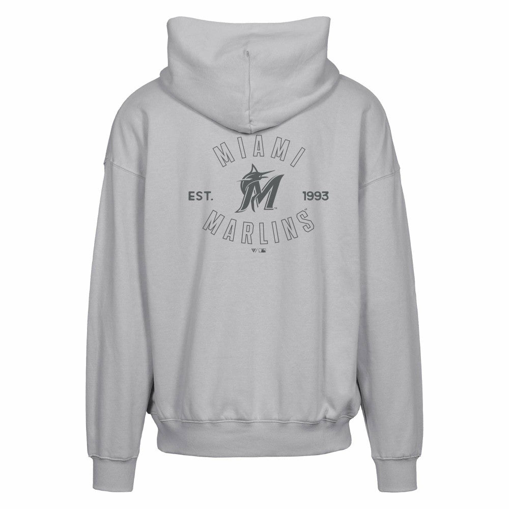 Miami Marlins Levelwear Uphill Abyssal Full-Zip Hoodie - MLB