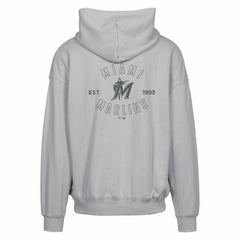 Miami Marlins Levelwear Uphill Abyssal Full-Zip Hoodie - MLB
