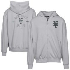 New York Mets Levelwear Uphill Abyssal Full-Zip Hoodie - MLB