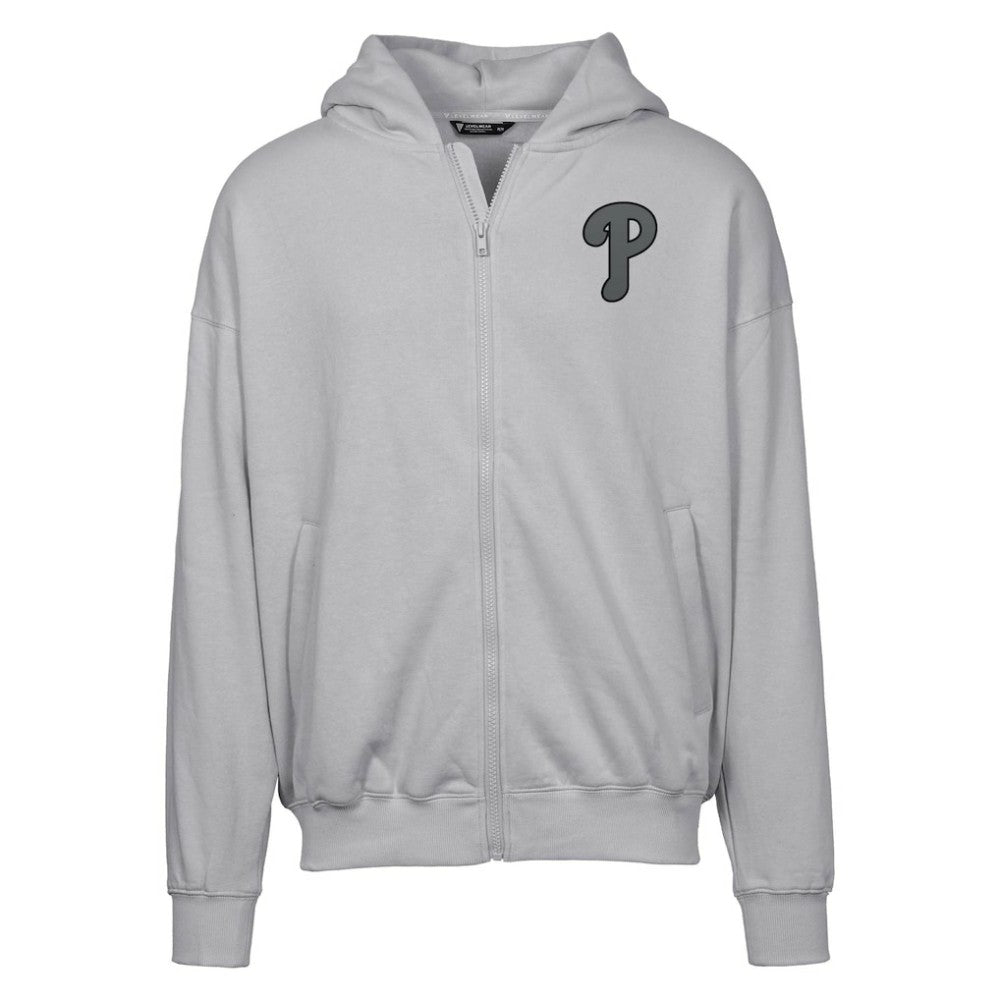 Philadelphia Phillies Levelwear Uphill Abyssal Full-Zip Hoodie - MLB