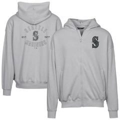 Seattle Mariners Levelwear Uphill Abyssal Full-Zip Hoodie - MLB