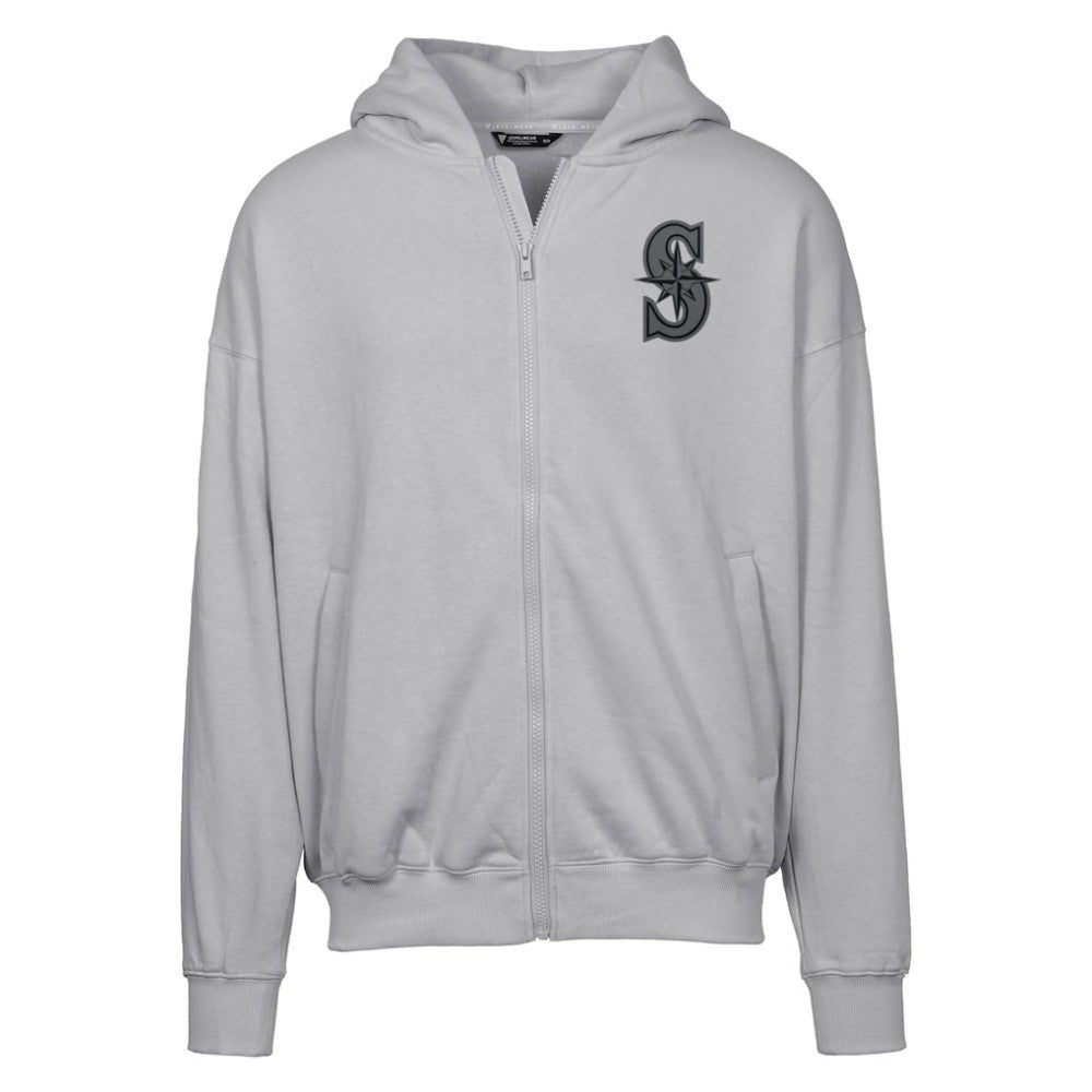 Seattle Mariners Levelwear Uphill Abyssal Full-Zip Hoodie - MLB