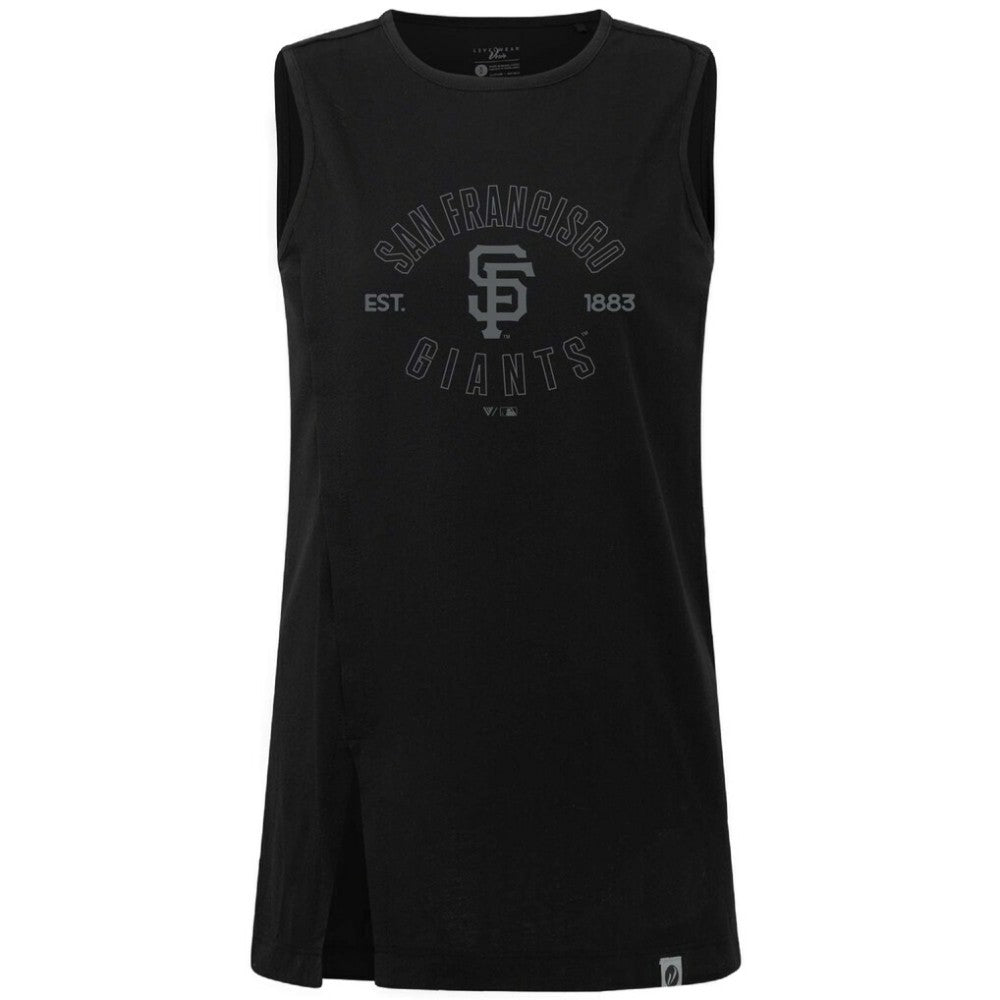 San Francisco Giants Levelwear Women's Influx Abyssal Tank Top - MLB