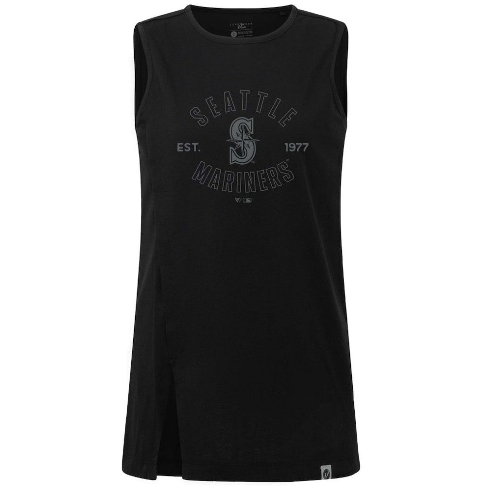 Seattle Mariners Levelwear Women's Influx Abyssal Tank Top - MLB