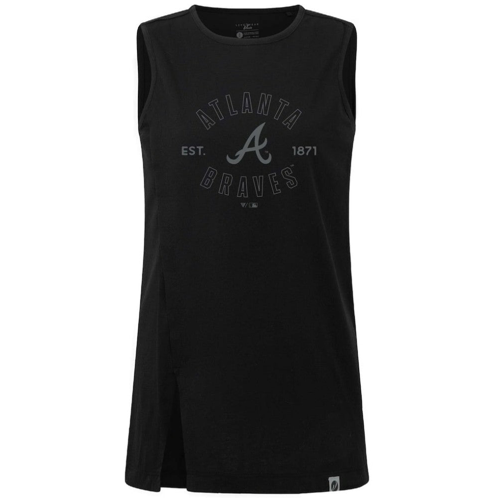 Atlanta Braves Levelwear Women's Influx Abyssal Tank Top - MLB