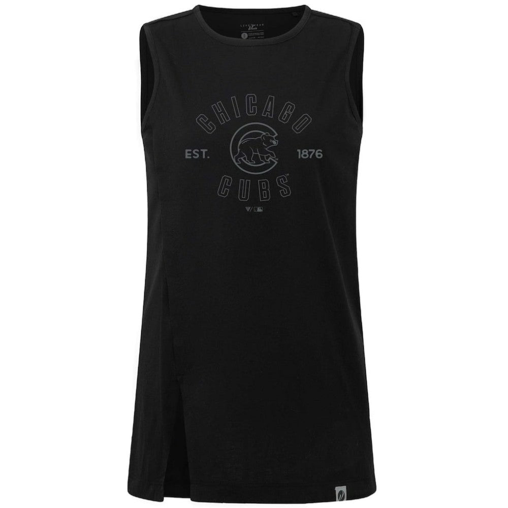 Chicago Cubs Levelwear Women's Influx Abyssal Tank Top - MLB