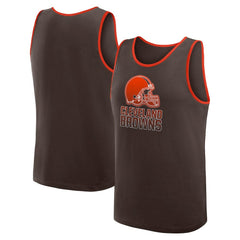 Cleveland Browns Logo Athletic Unmatched Success Tank Top Brown | NFL
