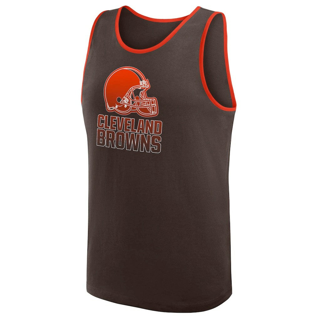 Cleveland Browns Logo Athletic Unmatched Success Tank Top Brown | NFL