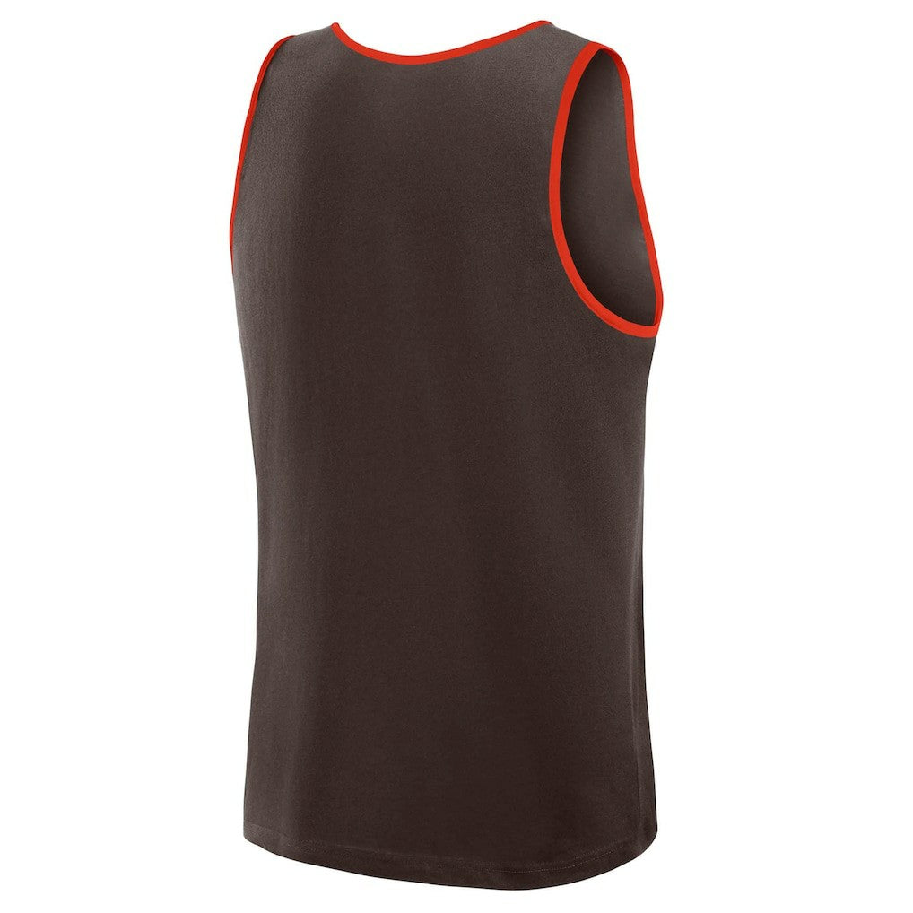 Cleveland Browns Logo Athletic Unmatched Success Tank Top Brown | NFL