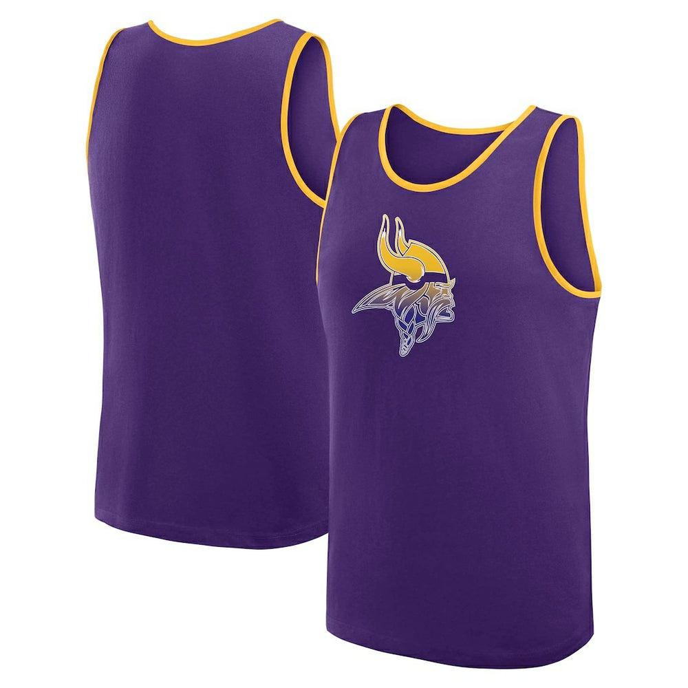 Minnesota Vikings Logo Athletic Unmatched Success Tank Top Purple | NFL