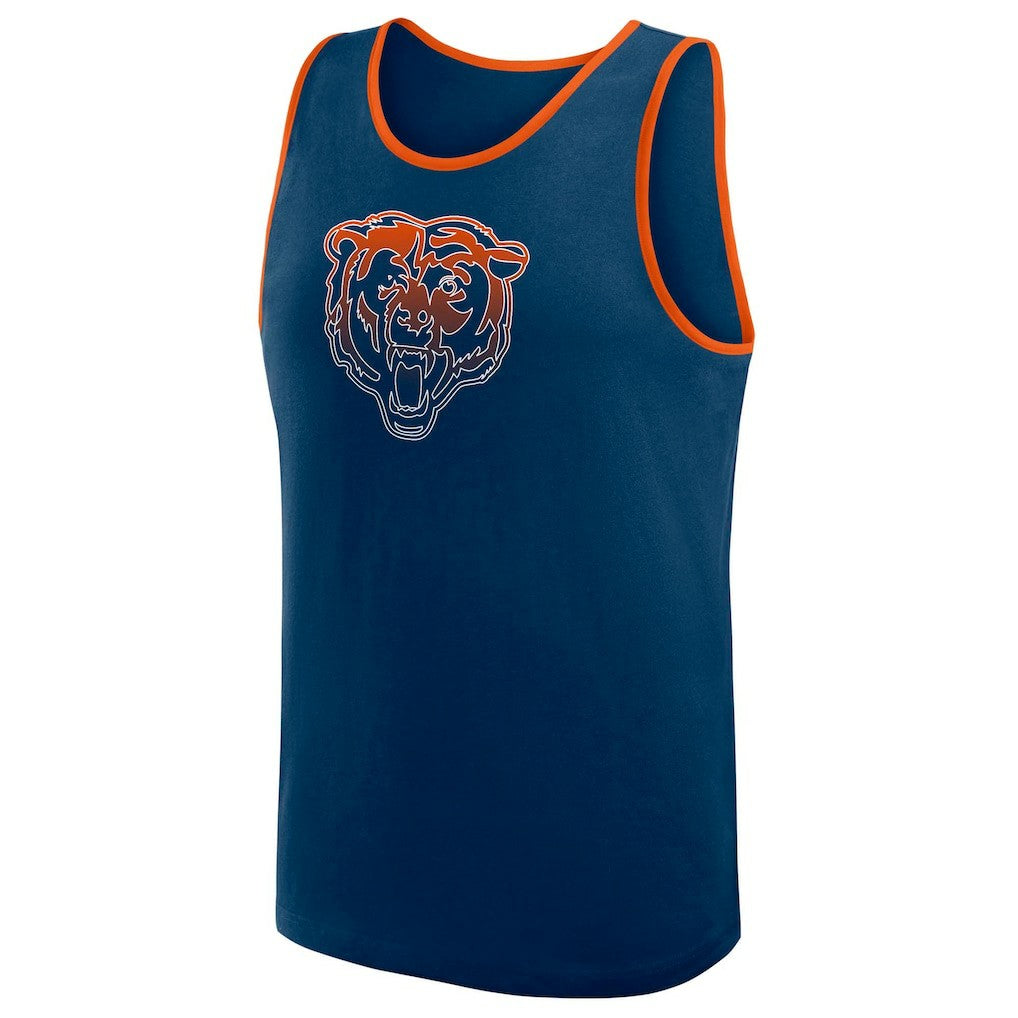 Chicago Bears Logo Athletic Unmatched Success Tank Top Navy | NFL