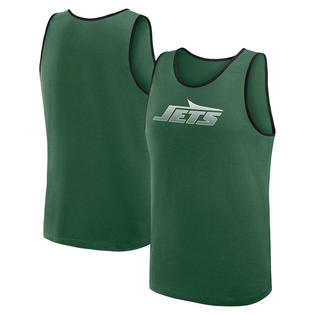 New York Jets Logo Athletic Unmatched Success Tank Top Green | NFL