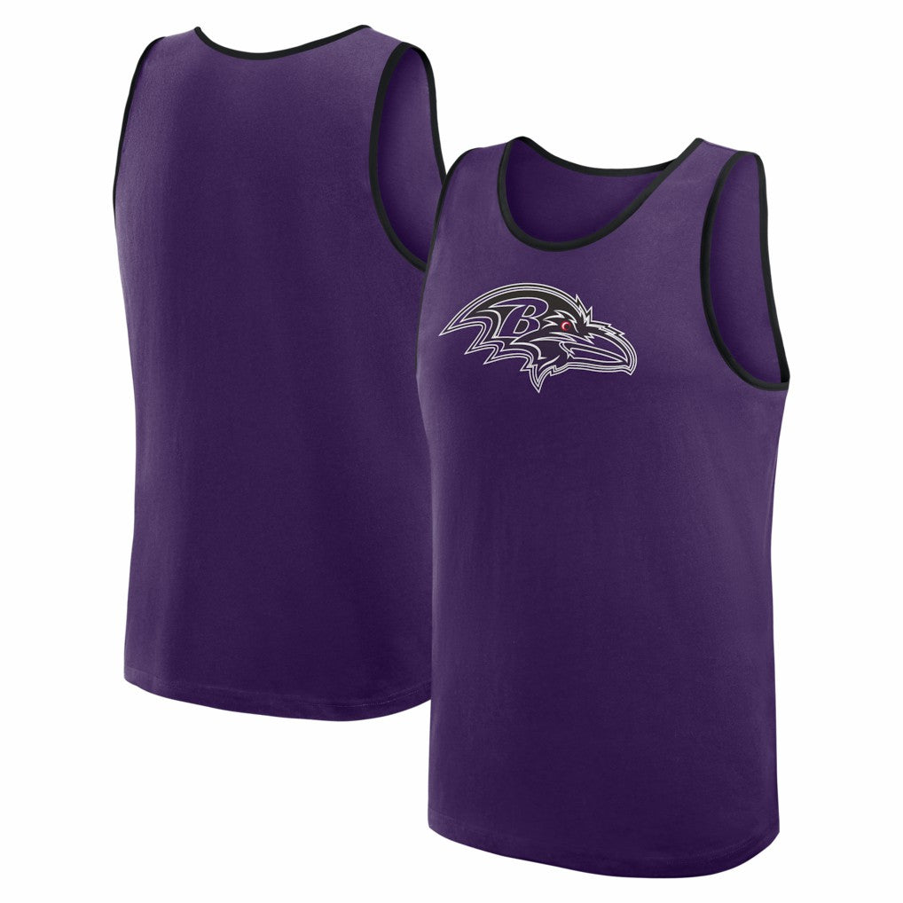 Baltimore Ravens Logo Athletic Unmatched Success Tank Top Purple | NFL