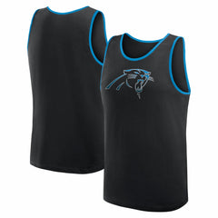 Carolina Panthers Logo Athletic Unmatched Success Tank Top Black | NFL