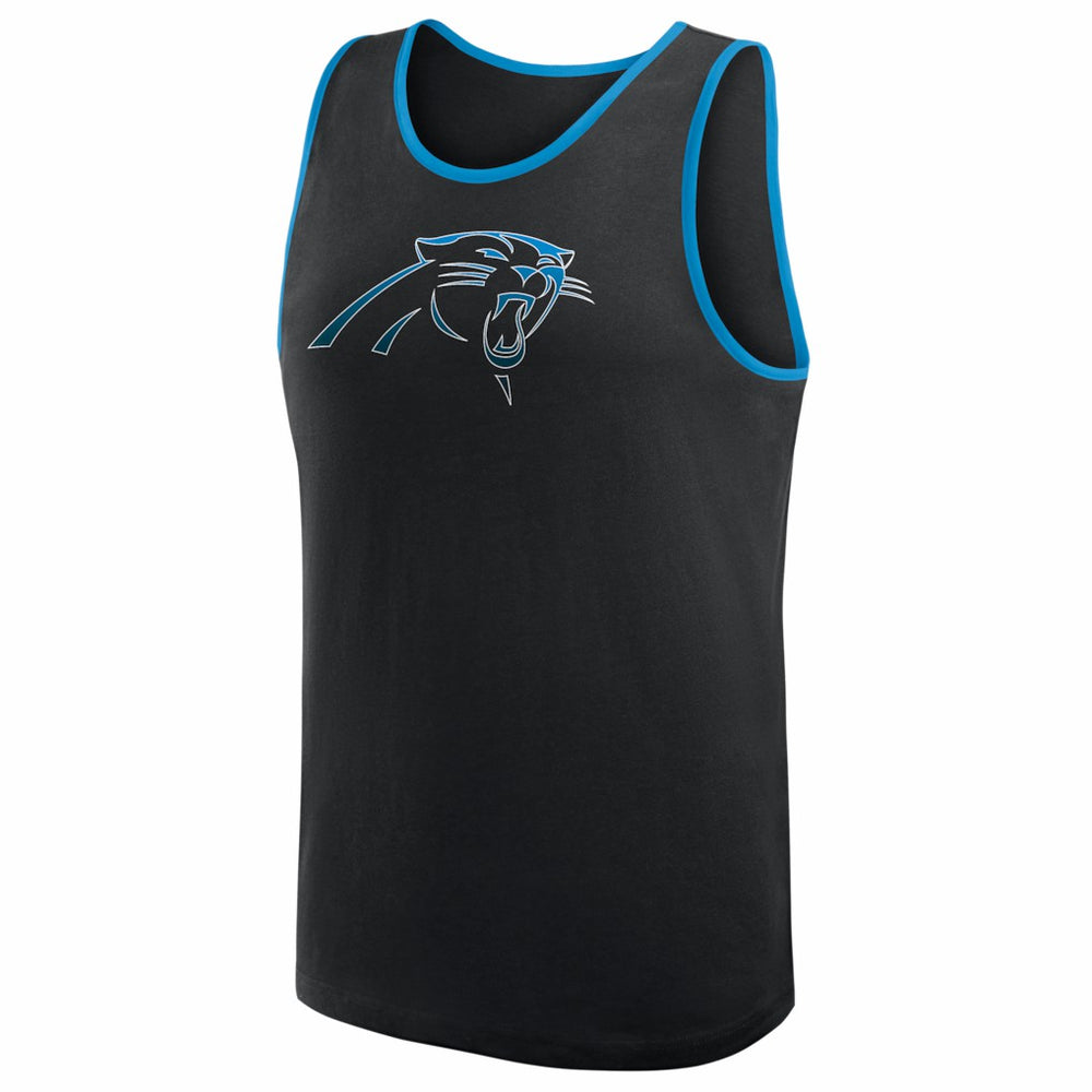 Carolina Panthers Logo Athletic Unmatched Success Tank Top Black | NFL