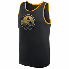 Pittsburgh Steelers Logo Athletic Unmatched Success Tank Top Black | NFL