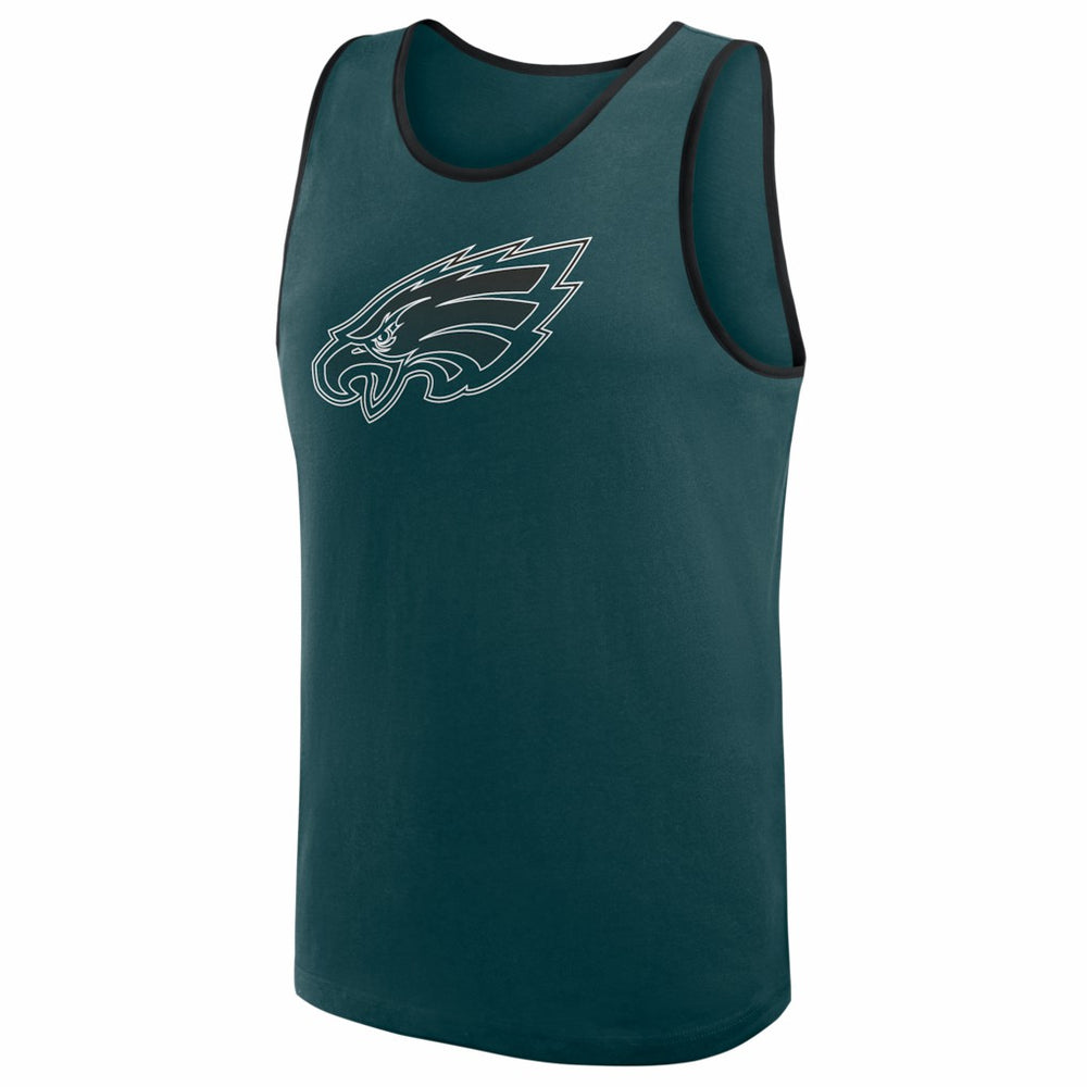 Philadelphia Eagles Logo Athletic Unmatched Success Tank Top Green | NFL