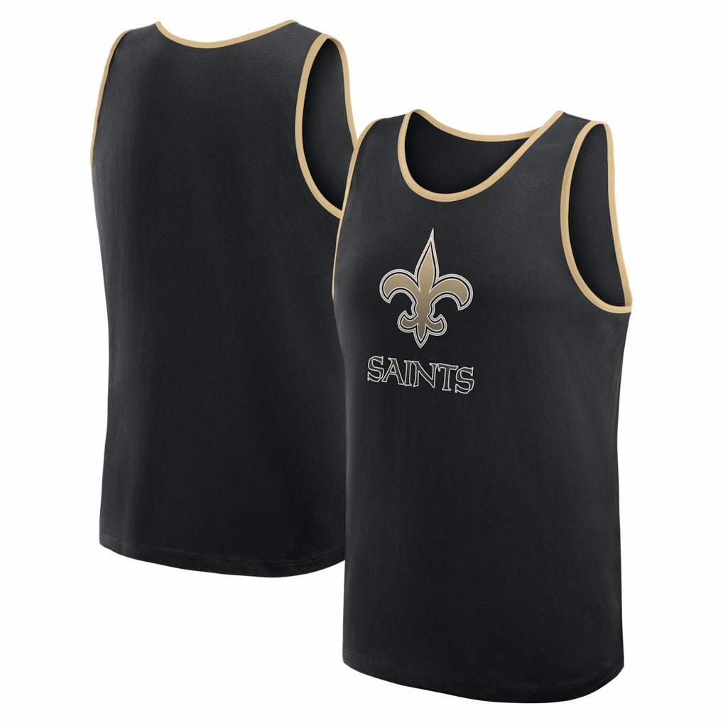 New Orleans Saints Logo Athletic Unmatched Success Tank Top Black | NFL