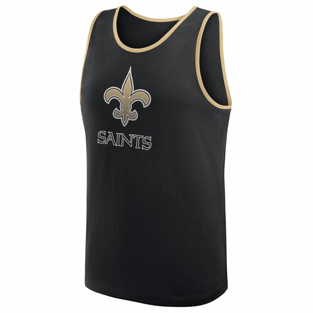 New Orleans Saints Logo Athletic Unmatched Success Tank Top Black | NFL