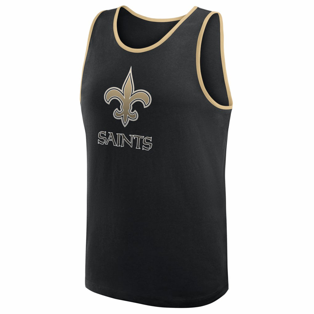 New Orleans Saints Logo Athletic Unmatched Success Tank Top Black | NFL