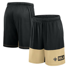 New Orleans Saints Logo Athletic Best of the Best Shorts Black | NFL