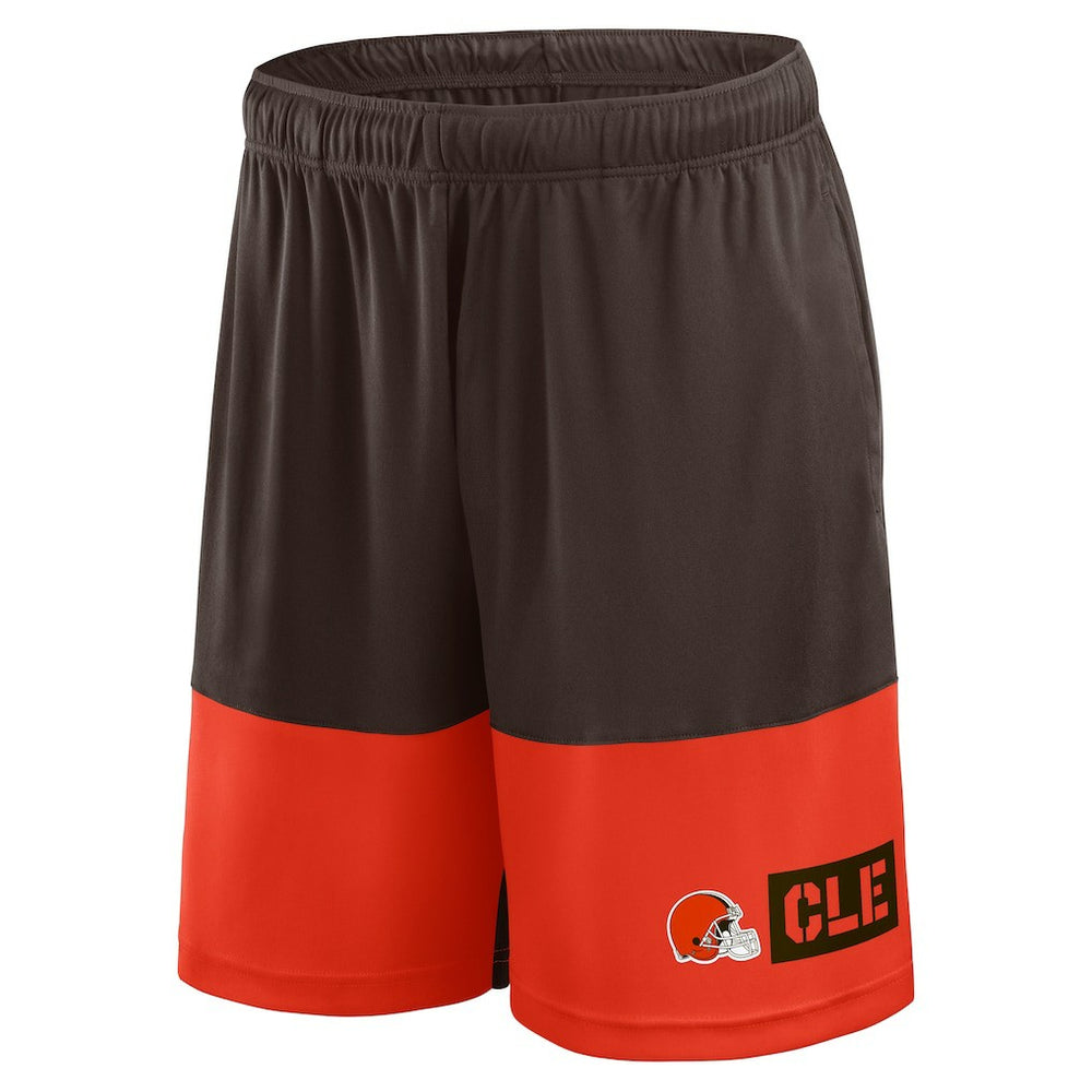 Cleveland Browns Logo Athletic Best of the Best Shorts Brown | NFL
