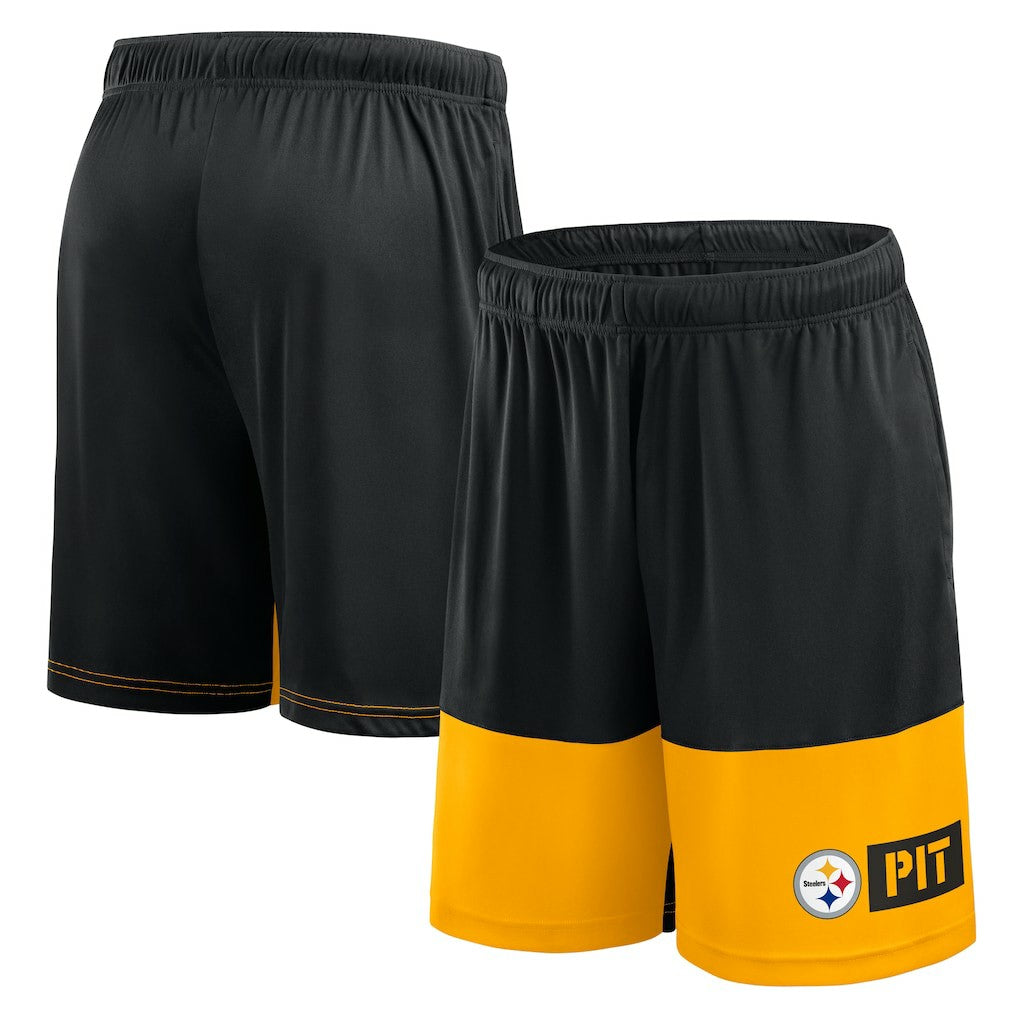 Pittsburgh Steelers Logo Athletic Best of the Best Shorts Black | NFL