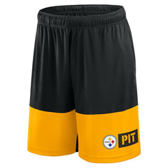 Pittsburgh Steelers Logo Athletic Best of the Best Shorts Black | NFL