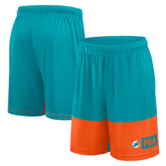 Miami Dolphins Logo Athletic Best of the Best Shorts Aqua | NFL