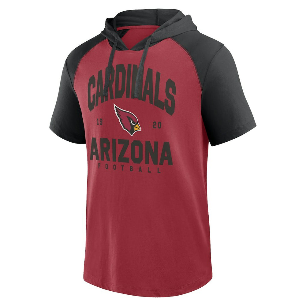 Arizona Cardinals Logo Athletic Prime Hoodie T-Shirt Cardinal | NFL