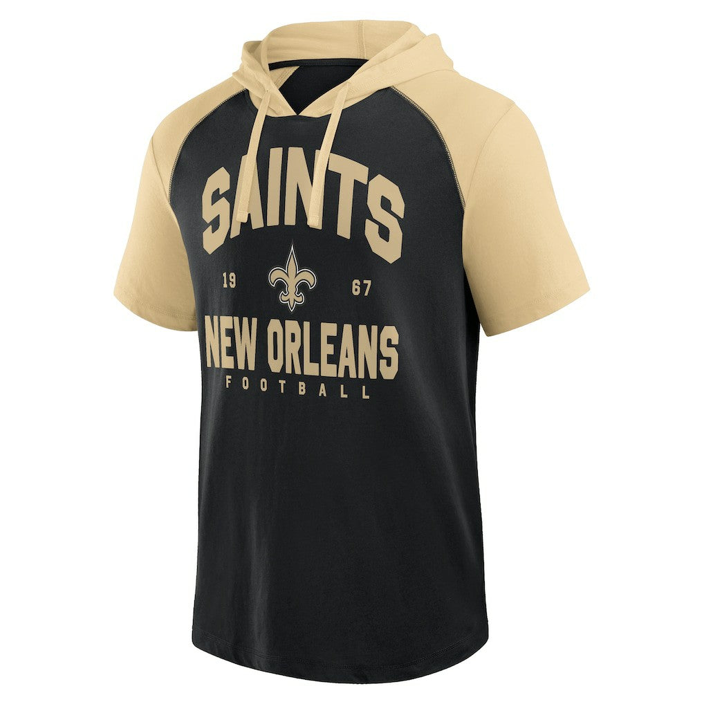 New Orleans Saints Logo Athletic Prime Hoodie T-Shirt Black | NFL