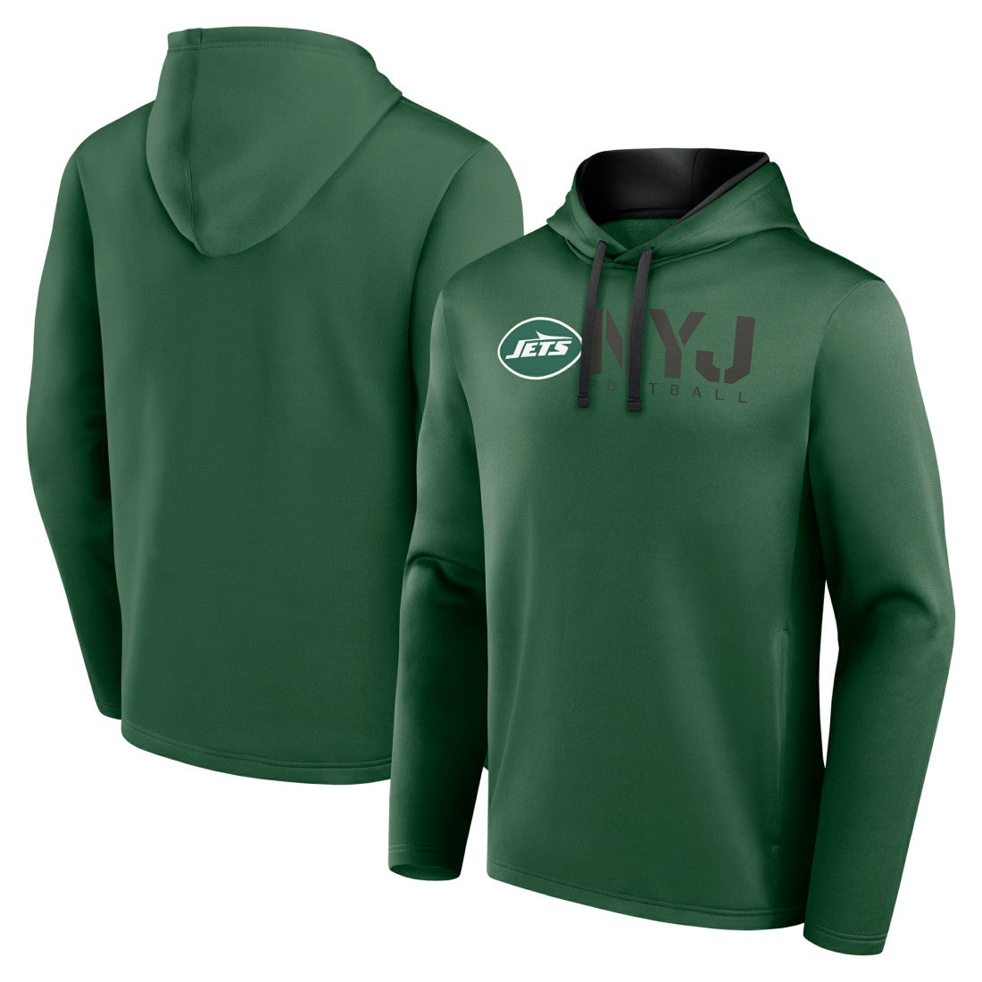 New York Jets Logo Athletic Head Start Pullover Hoodie Green | NFL