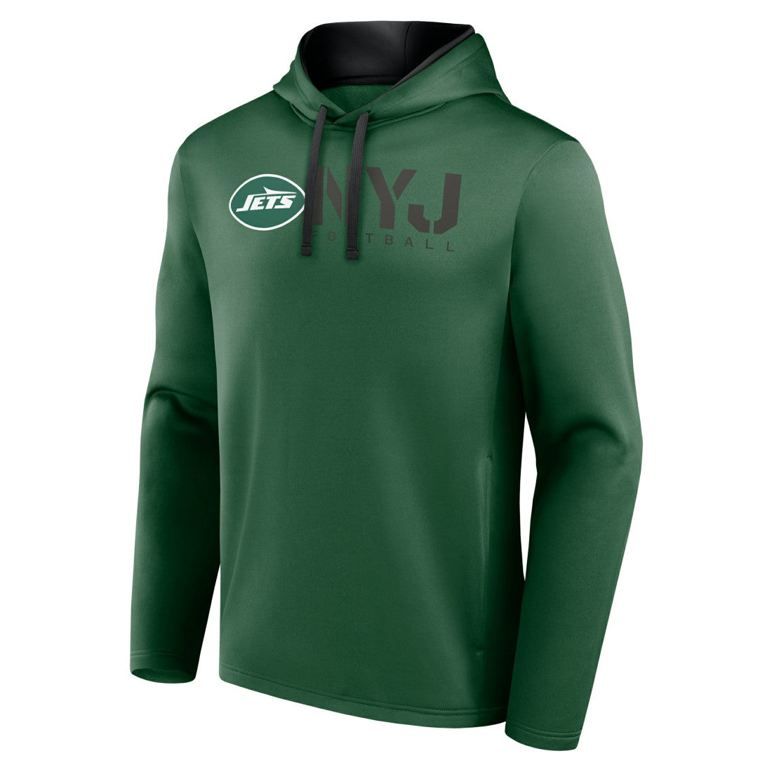 New York Jets Logo Athletic Head Start Pullover Hoodie Green | NFL