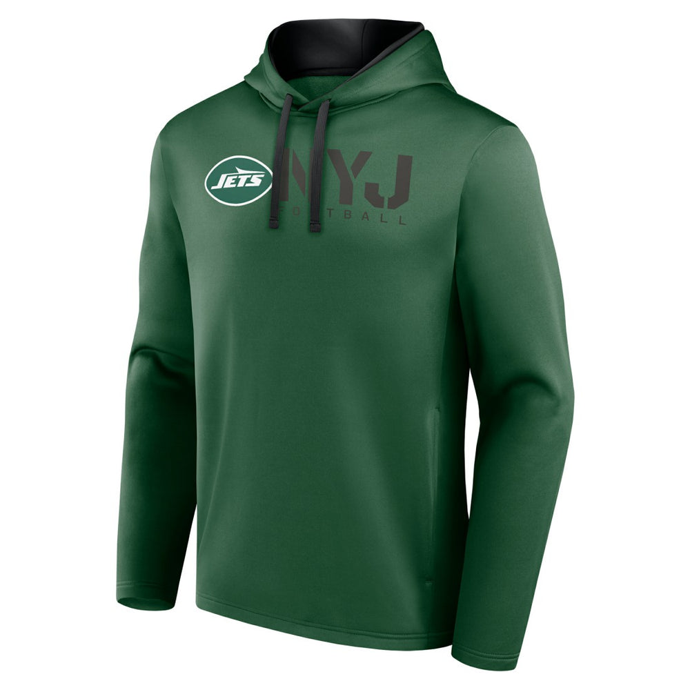 New York Jets Logo Athletic Head Start Pullover Hoodie Green | NFL