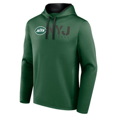 New York Jets Logo Athletic Head Start Pullover Hoodie Green | NFL