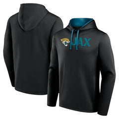 Jacksonville Jaguars Logo Athletic Head Start Pullover Hoodie Black | NFL